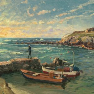 art-biblical-fisherman-Thomas Kinkade