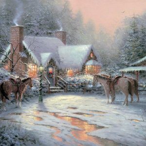 cottage-art-snow-horses