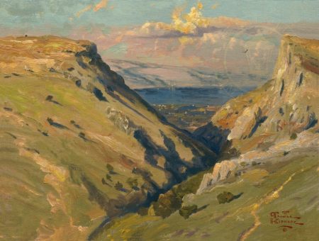 Mount Arbel by Thomas Kinkade