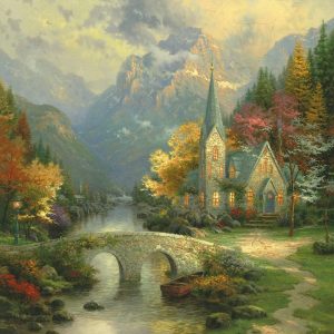 bridge-stream-church-fall-thomas