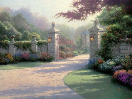Summer Gate by Thomas Kinkade