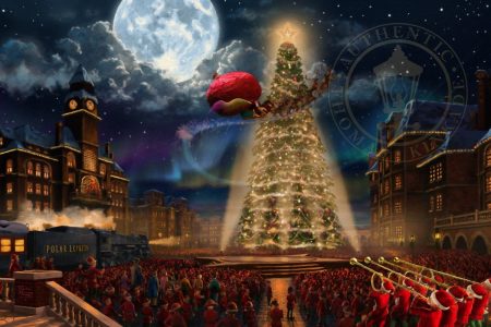 christmas-santa-sleigh-tree-art
