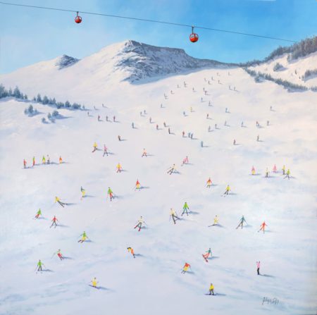 original-painting-snow-skier