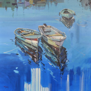 original-painting-harbor-rowboat